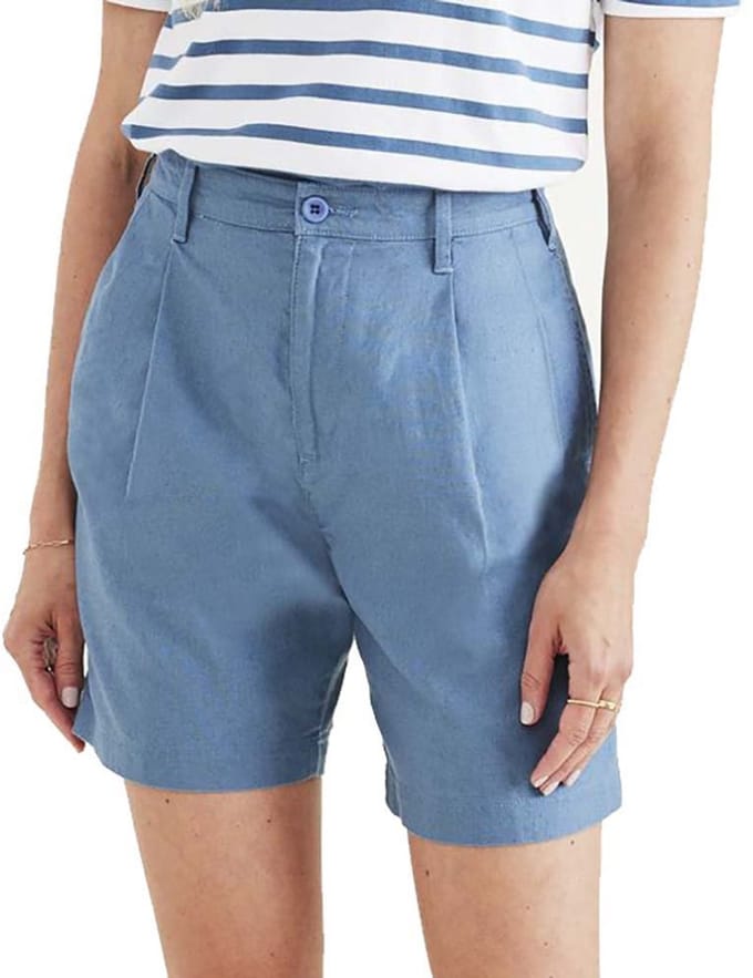 Dockers Pleated Original Korte Broek Blauw 25 Vrouw
