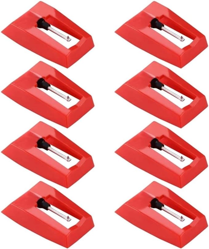 8 Pcs Turntable Needles Replacement Stylus Needles for Vinyl Record Player
