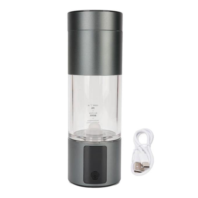 Waterstofwaterfles 280ml SPE PEM Technologie 3000ppb Draagbare Waterstofrijk Water Generator Beker L white