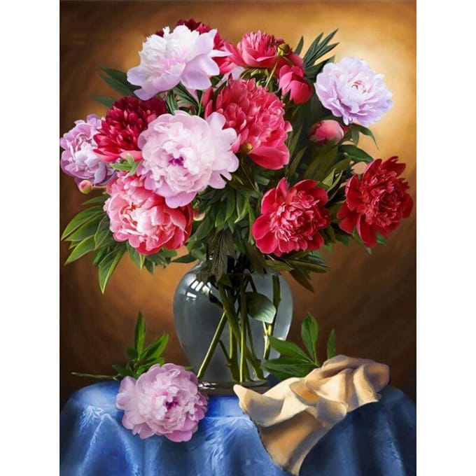 5D diamant schilderij landschap boom volledige boor diamant mozaïek strass fotosteek 20X30CM pink
