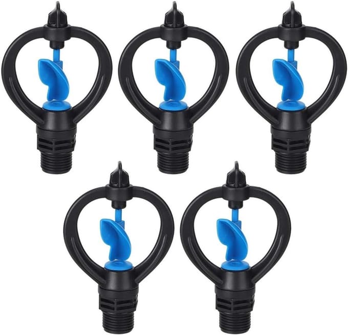 Gazon Sprinkler Nozzles - Water Sproeiers - Gazon Besproeien - Gelijkmatige Waterverspreiding - 5 Stuks - Default