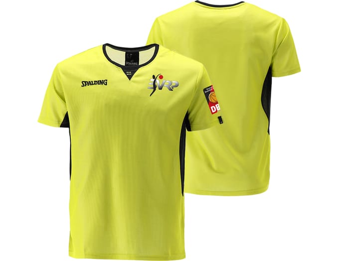 Spalding Offizielles Bvrp Referee T-shirt Geel