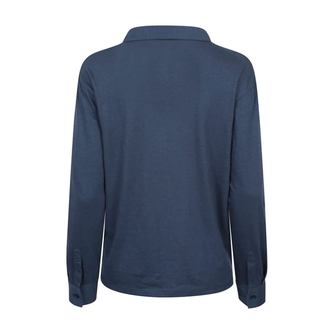 Mountain Warehouse Dames Brae Relaxed Fit Polo Shirt (Navy)