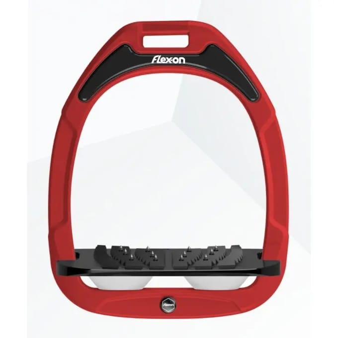 Ultra Grip Incliné Beugels Rood/Zwart/Wit Flex-On Green Composite