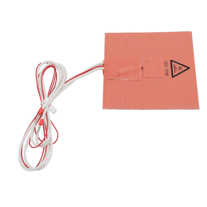 3D Printer Verwarmingskussens voor Verwarmd Bed 100x100mm 24V 75W Hittebestendig met Zelfklevende Achterzijde brown