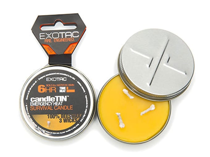 Exotac CandleTIN Small Hot Burn Bijenwax