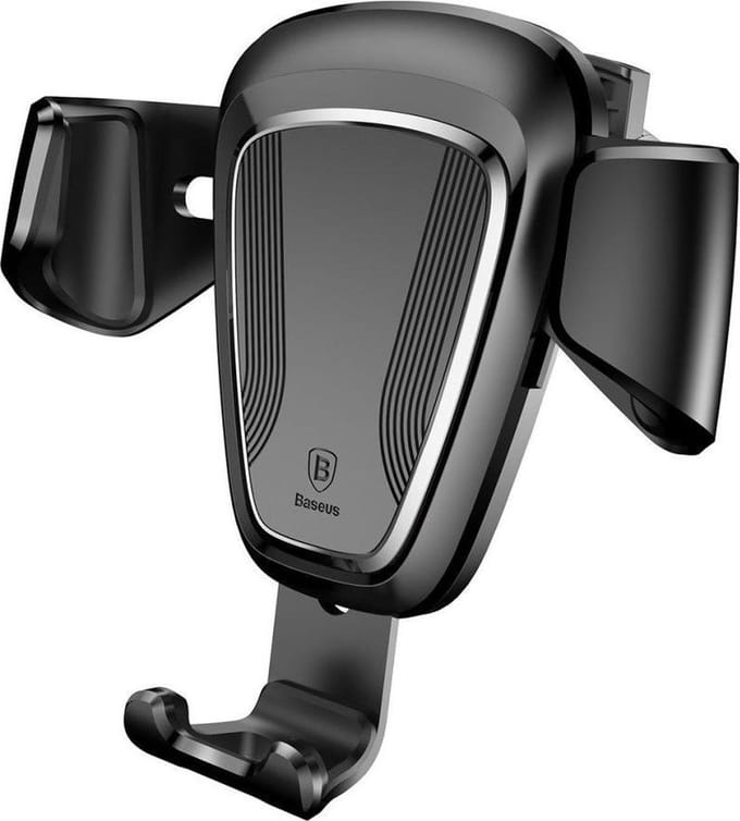 Baseus Autohouder Air Vent Gravity, 4inch - 6inch, Zwart SUYL-01