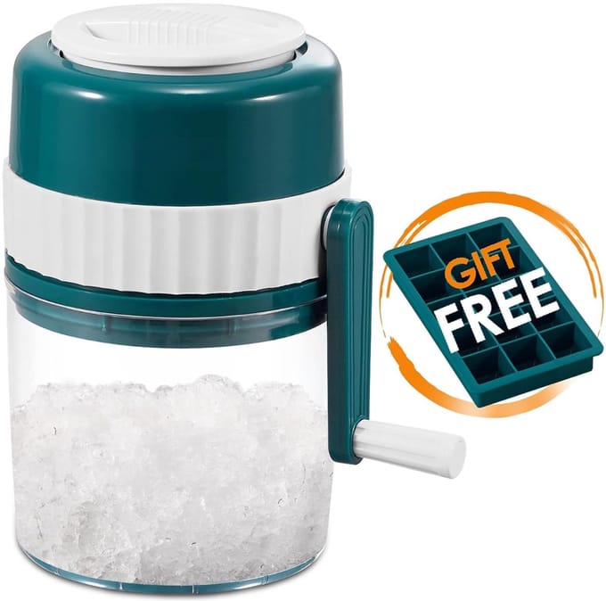 Slush Machine - Slush Puppy Maker - IJsmachine - Handmatig - 1L - Wit/Groen