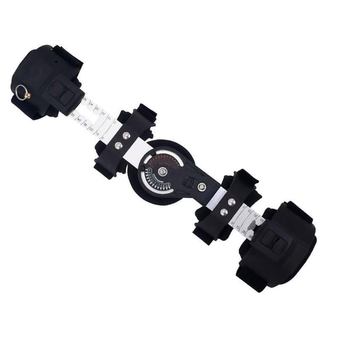 Scharnierende Elleboogbrace Ondersteuning met Verstelbaar ROM voor Arm Schouder Onderarm Orthese Spalk Sling Right black