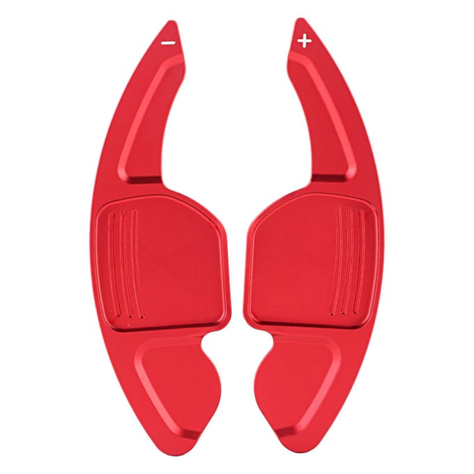 2 stuks Aluminiumlegering Auto Stuurwiel Schakelpaddels Schakelpaddels voor A3 A4L A5 A6 A7 A8 wit