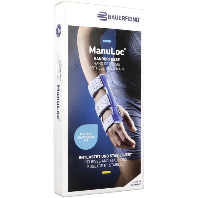 Bauerfeind ManuLoc Polsbrace - 0 - Universeel - Grijs