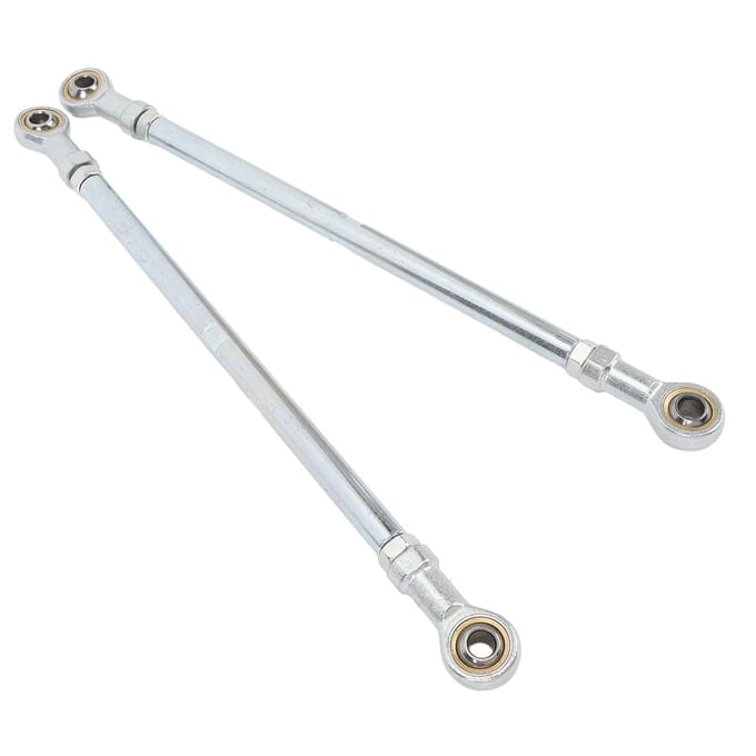 1 Paar 295mm 8mm Stuurstangset Staallegering Hoge Sterkte Langdurig voor Go Kart ATV Racekart white