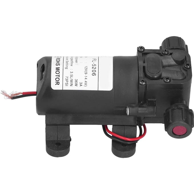 12V 36W Membraanpomp Dubbele Draad Mini Hogedruk DC Waterpomp voor Landbouwspuit