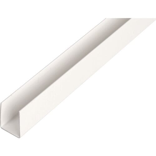 Alberts U-profiel - Pvc Wit - 10x12x1mm 2m