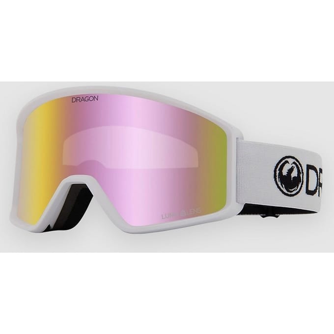 Dragon Alliance DXT OTG Jeugd Skibril - White/LL Pink Ionized