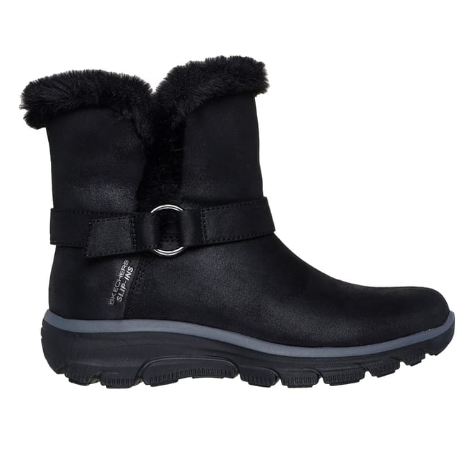 Skechers Dames Easy Going Dreamers enkellaarsjes (Zwart)