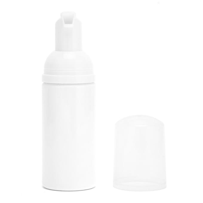 Schuimmousse Pompfles Navulbare Schuimende Zeepdispenser Fles voor Reizen 50ml white