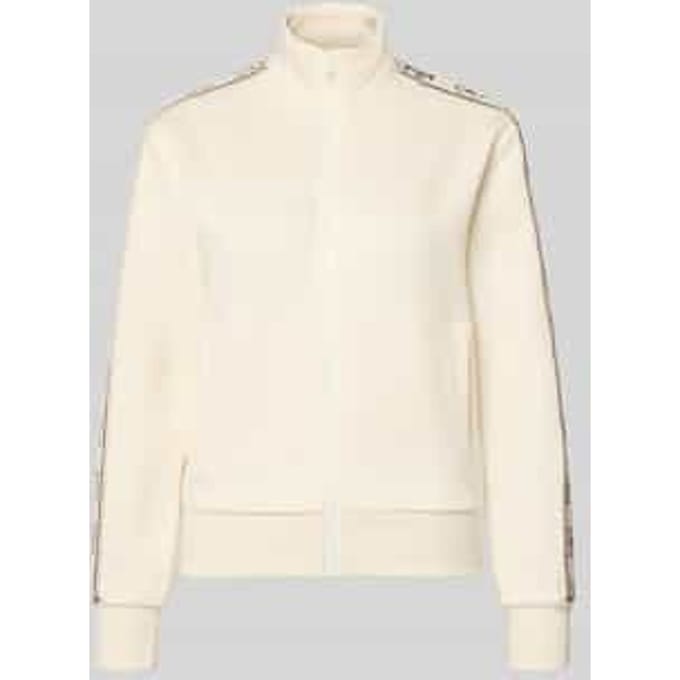 Sweatjack met opstaande kraag en steekzakken Model 'BRITNEY'