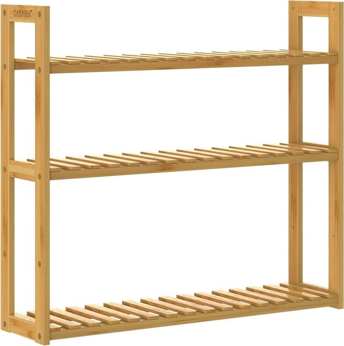Casaria 2-in-1 wandplank & staande plank van bamboe