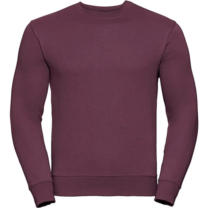 Authentic Crew Neck Sweater 'Russell' Burgundy - S