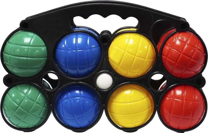 HOME It® Plastic Petanque Set - Lichtgewicht en Draagbaar Speelplezier