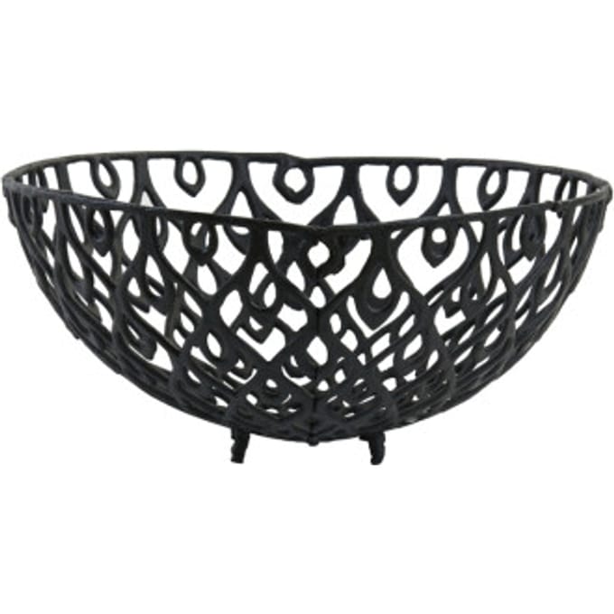 Light & Living Schaal Galuxa - Zwart - Ø39cm