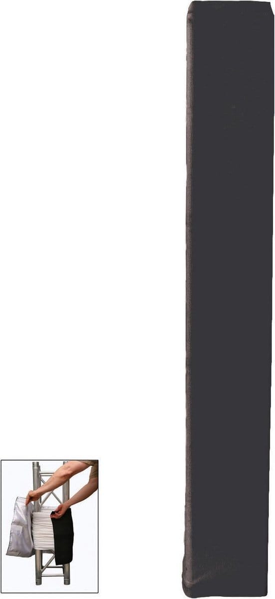 Truss sleeve / doek zwart 300 cm - decoratieve doek - Lounge - DJ