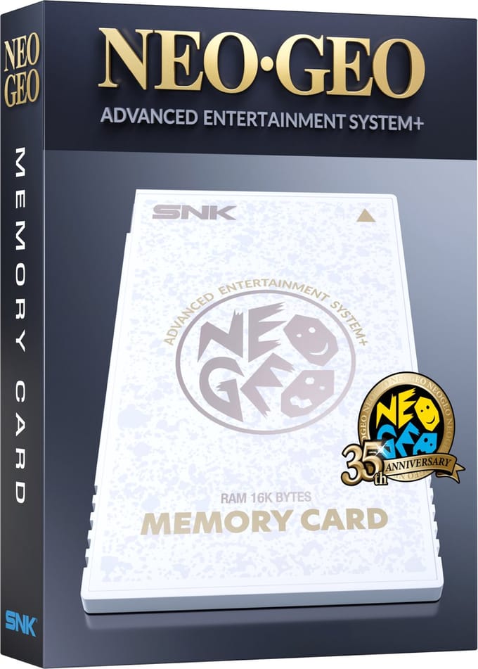 SNK Corporation NEOGEO AES+ Memory Card (White) - NEOGEO AES+