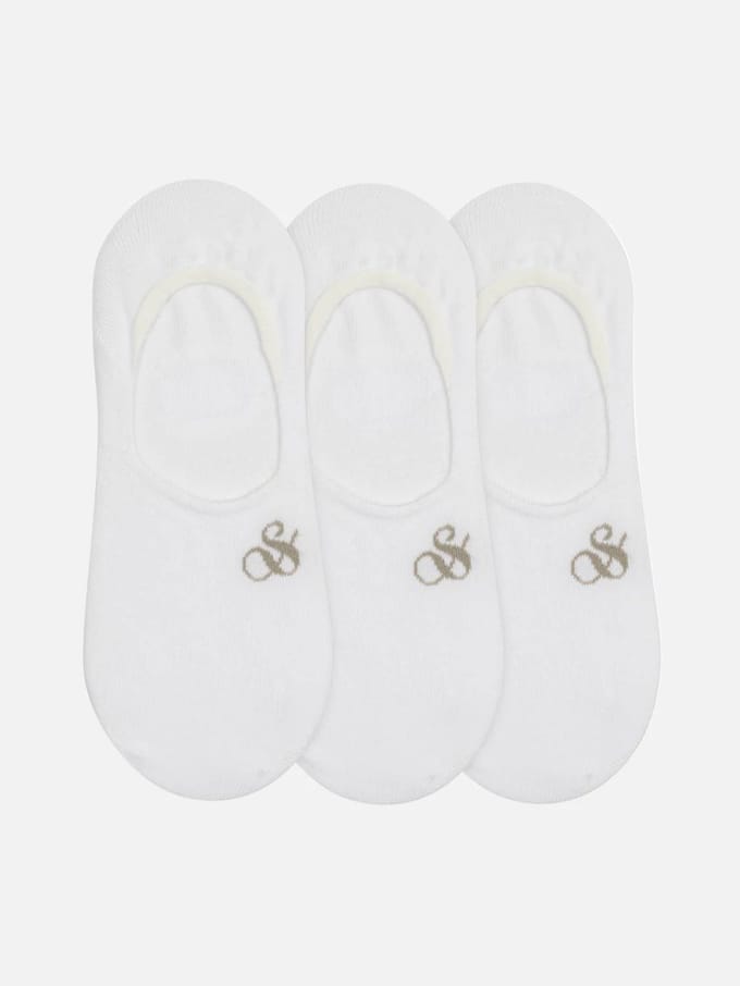 Scotch & Soda Non Terry Liner Sneakersokken 3-pack - Heren