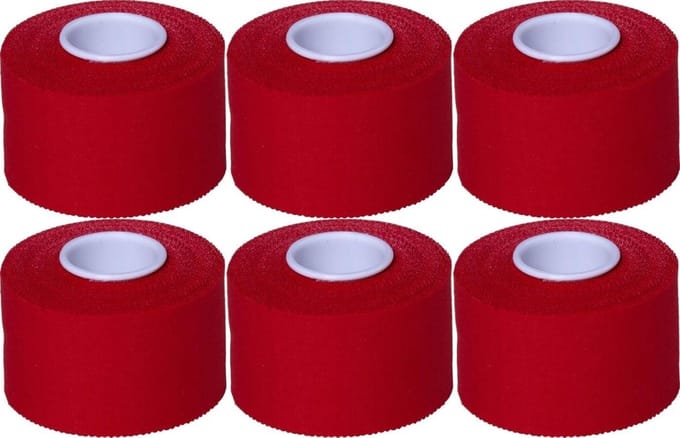 Sporttape Rood Cawila 6 stuks