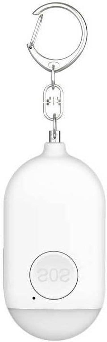 Persoonlijk Alarm - Draagbare Sirene - Buiten Activiteiten - Luid Geluid 130dB - 30 Gram - Wit