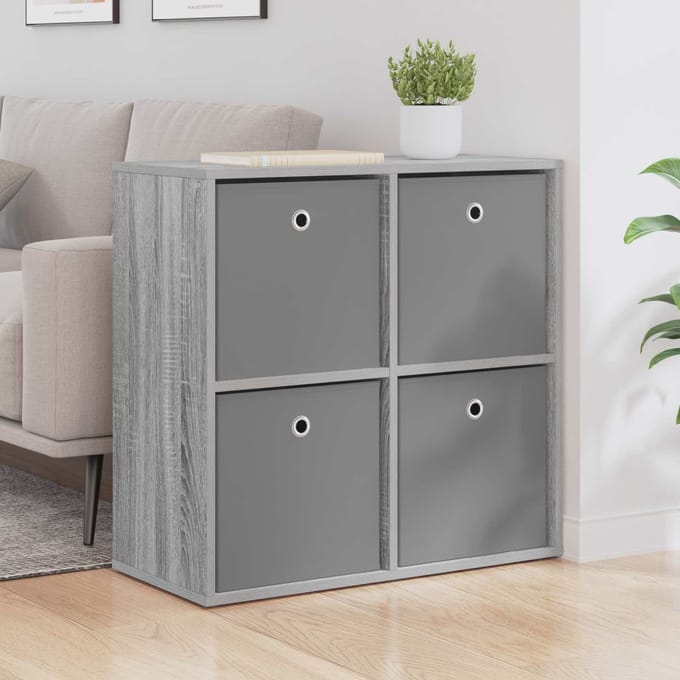 vidaXL - Dressoir - Grijs - Sonoma - 68,5 - x - 32 - x - 67 - cm