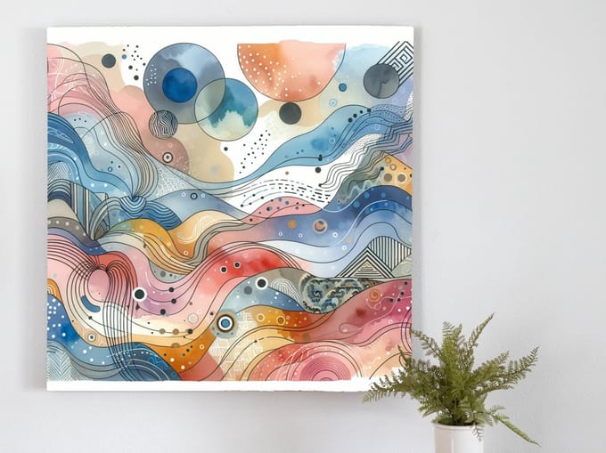 Kunstprint | Wanddecoratie | Dibond | 100 × 100 cm