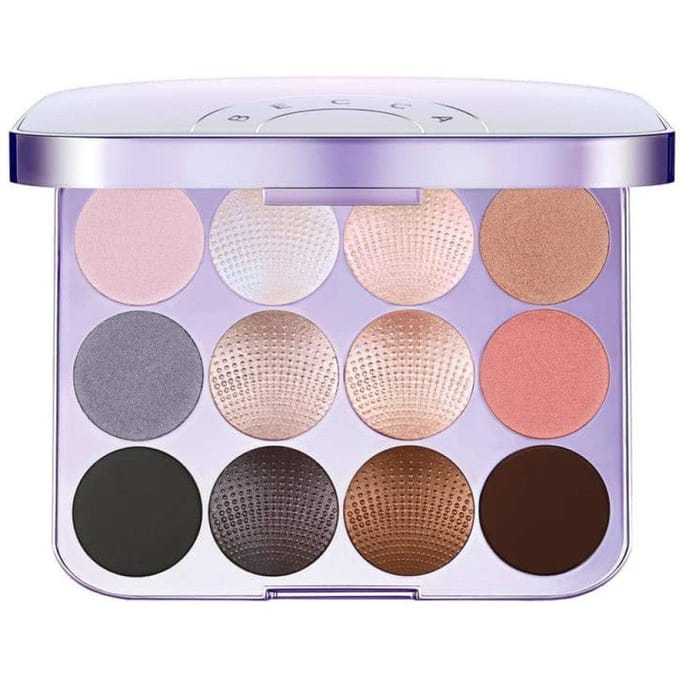 Becca, Pearl Glow Shimmering, Shimmering, Oogschaduwpalet, 12 Kleuren, 3,3 g