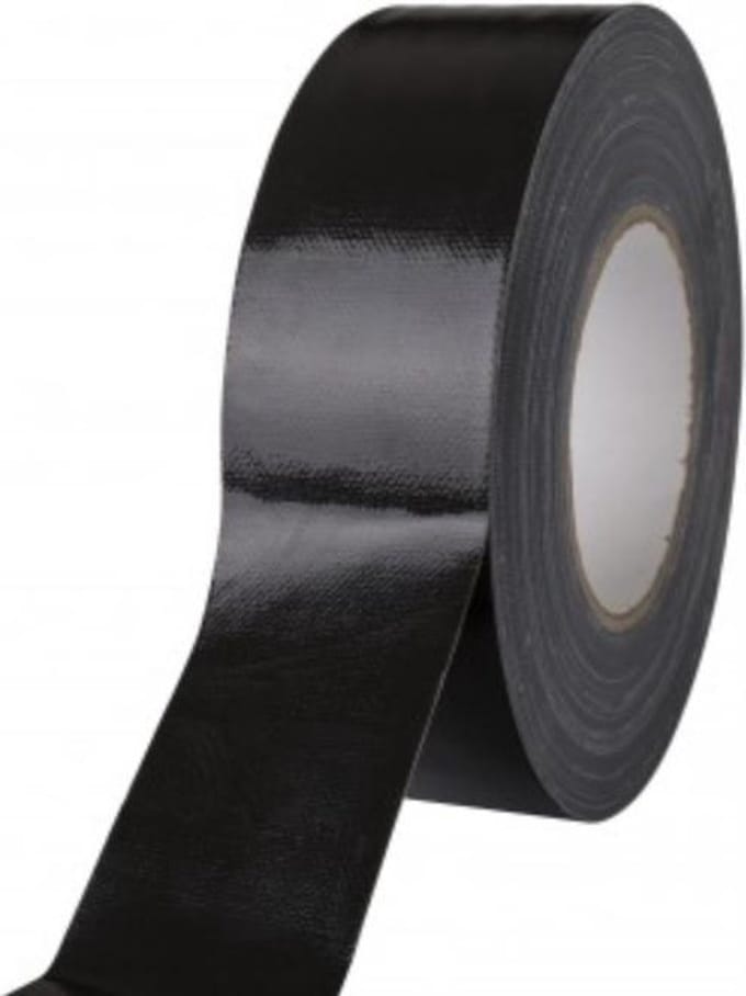 Gaffa Tape 50mmx50m - Zwart