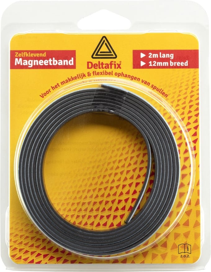 Deltafix Zelfklevend Magneetband 12mm 2 meter