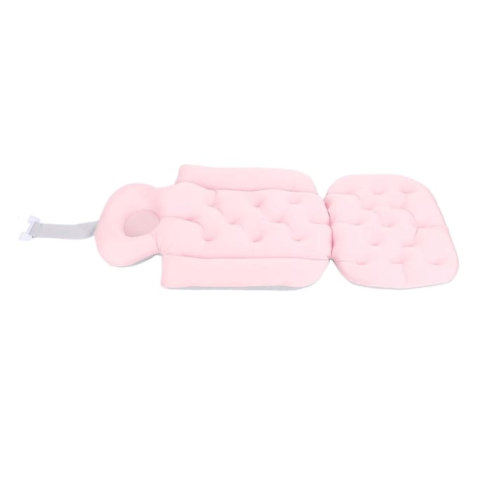 Full Body Badkussen voor Bad Volwassen Badkussen Kussen voor Bad voor Hoofdsteun Nekondersteuning Roze roze