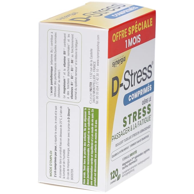 D-Stress Anti-Vermoeidheid 120 Gecomprimeerde tabletten