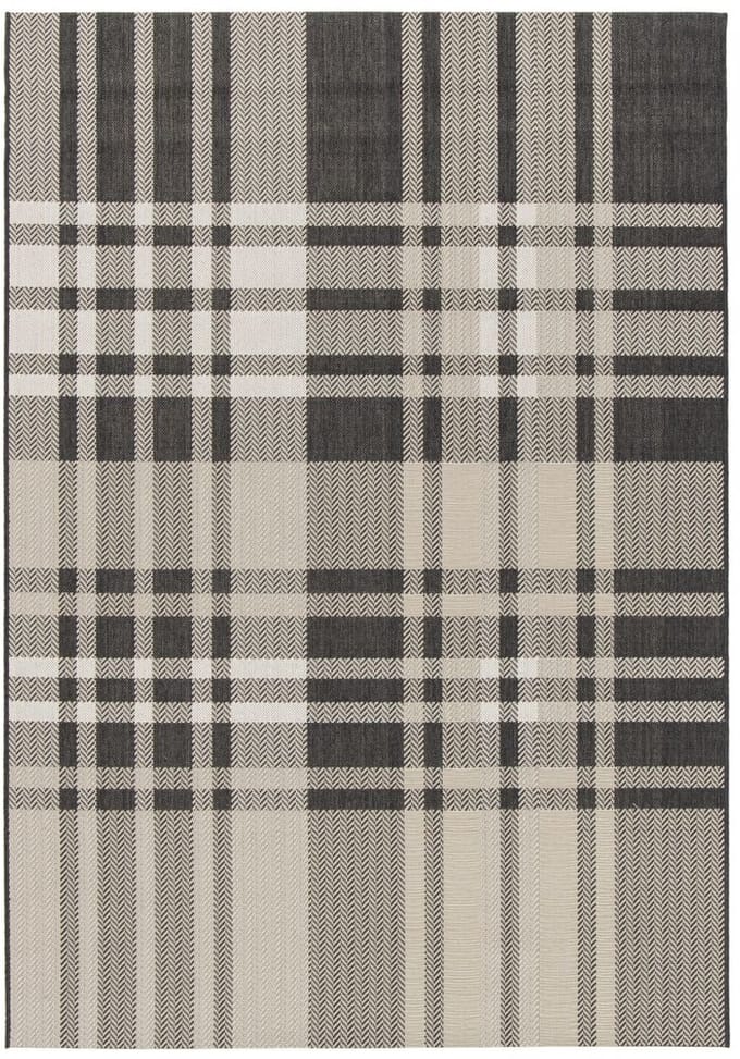 Buitenkleed - Verdance Provence zwart 160x230