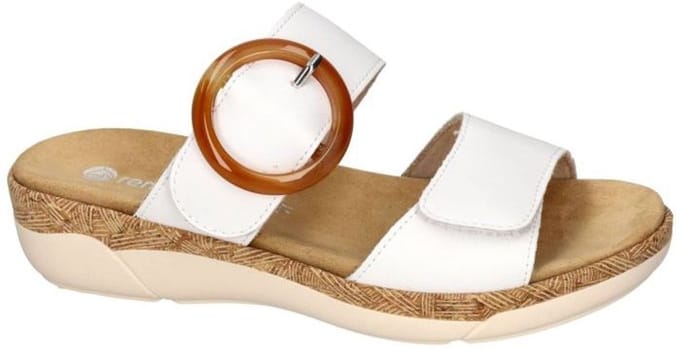 Remonte -Dames - wit - slippers & muiltjes - maat 40