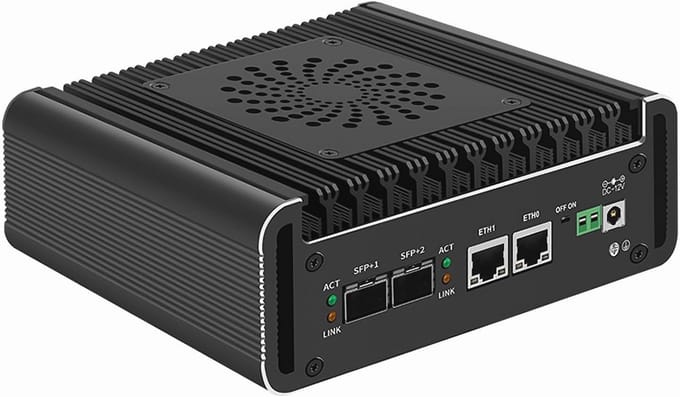 Micro Mini PC met 10G SFP en 2,5G LAN – Ideaal voor Thuisgebruik en Industriële Toepassingen