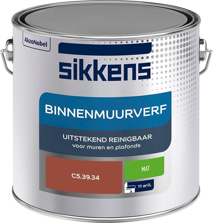 Sikkens - Binnenmuurverf Mat - C5.39.34 - Mengverf - 2,5 L