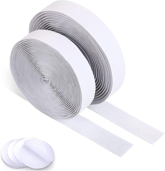 Zelfklevend Dubbelzijdig Tape, Extra Sterk 8M, 20mm Breed - Ideaal voor Bevestigen, Klussen en Creatieve Projecten - Wit