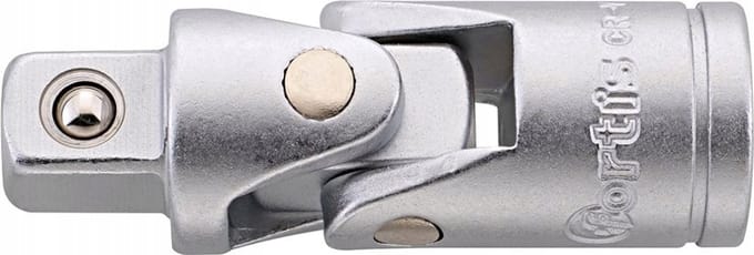 Fortis Cardankoppeling 3/8'' 60mm - Chroom-Vanadium Staal