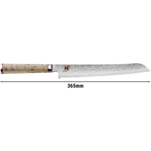 MIYABI 5000 MCD - Broodmes - met gekartelde rand - Mes: 230mm