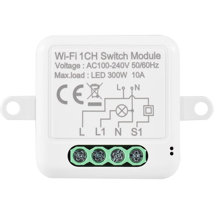 4CH WIFI-schakelmodule Mini Smart Module met spraakbesturing Mobiele telefoon APP-besturing Timingfunctie 1CH WIFI Switch Module