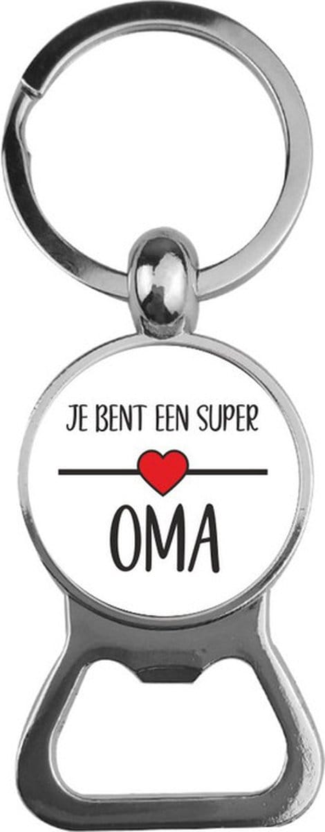 Bieropener Glas - Je Bent Een Super Oma