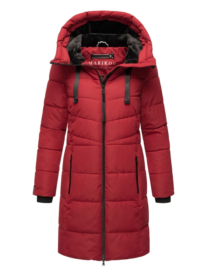 Marikoo Natsukoo dames winterjas – warm, teddyvoering & capuchon