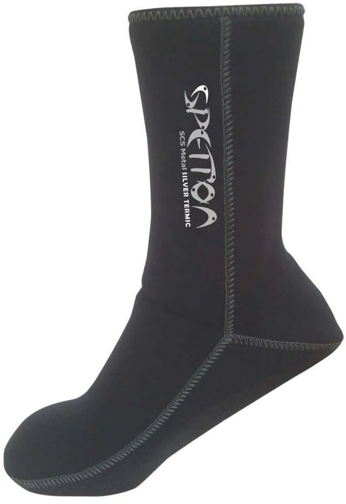 Spetton Scs Silver Termic 7 Mm Duikbooties Zwart EU 37-38