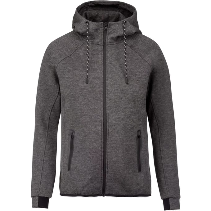 PROACT® Herenjas met capuchon performance PA358 - Deep Grey Heather - M